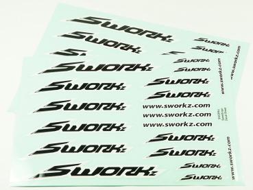 SWORKz Speed Aufkleber (PushBar) Schwarz (2)
